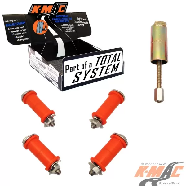 K-Mac Rear Camber & Toe Adjustable Bushing Kit BMW 7 | 2 | 5 | 3 | 6 | Z3 Series - 192026G