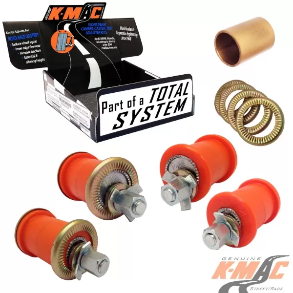 K-Mac Rear Camber & Toe Adjustable Bushing Kit BMW 7 | 6 | 5 | Series - 193326H