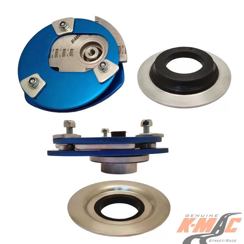 K-Mac Stage 3 Full Race Front Camber & Caster Strut Mount Kit E63 AMG | CLS63 AMG W212/W218 09-18 - 502916-3L