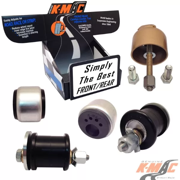 K-Mac Lowered Front Camber & Caster Mercedes Adjustable Bushing Kit Mercedes M/GL/R/GLE Class 05-18 - 504016M