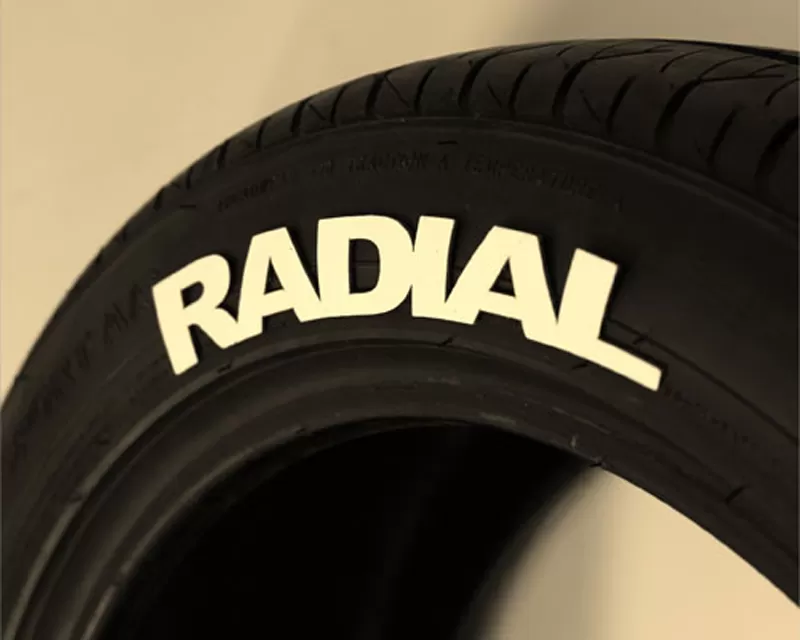 Tred Wear Radial Muscle Tredz Tire Letter Kit - TRW-16184