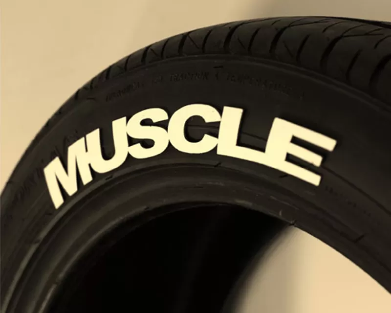 Tred Wear "MUSCLE" Muscle Tredz Tire Letter Kit - TRW-16193