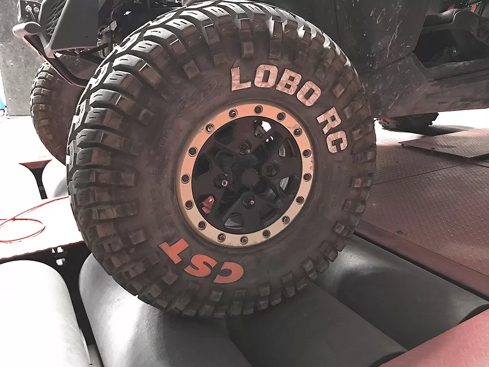UTV Rubber Tire Decal Customized Text Tire Letter Kit - TRW-4120