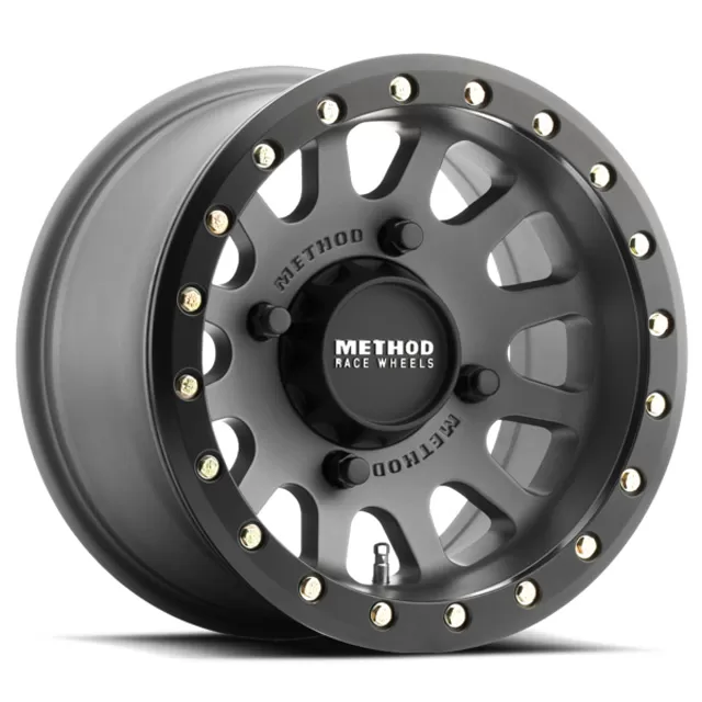 Method MR401 UTV Beadlock Matte Black Wheel 15x6 4x156 53mm - MR40156046551B