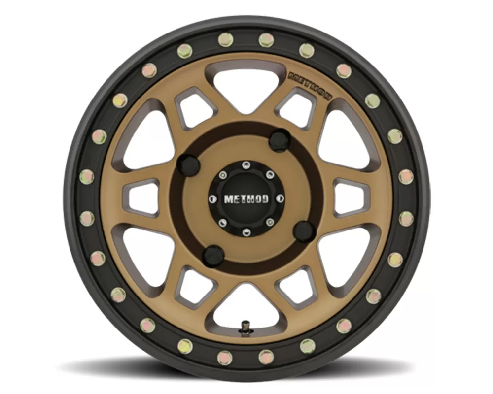 Method MR405 Bronze with Matte Black Ring UTV Wheel 15x7 4x156 38mm - MR40557046952B