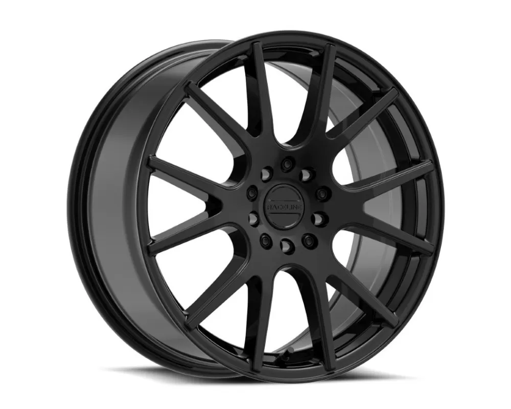Raceline 147B Intake Wheel 14x5.5 4x100|4x114.3 35mm Gloss Black - 147B-45584+35