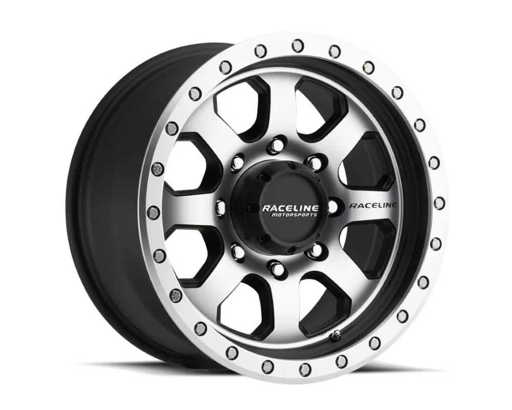 Raceline 929M SL Avenger Black w/ Machined Face Wheel 17X9 8X170 -12mm - 929M-79081-12