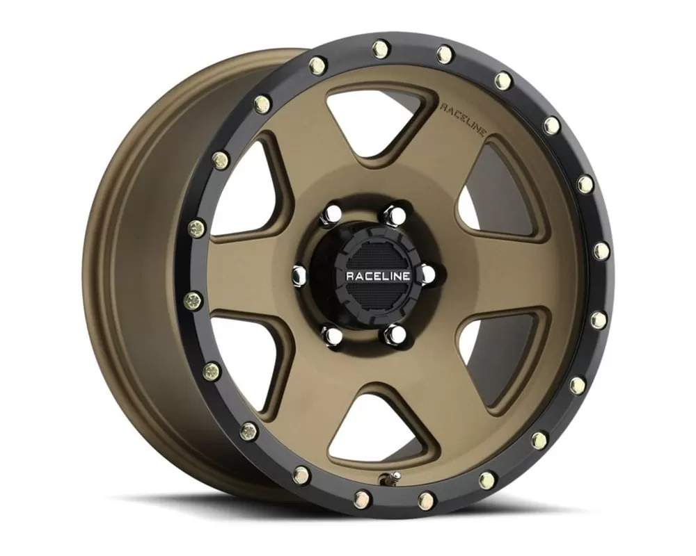 Raceline 946BZ Boost Bronze w/ Black Lip Wheel 17X9 6X139.7 -12mm - 946BZ-79060-12