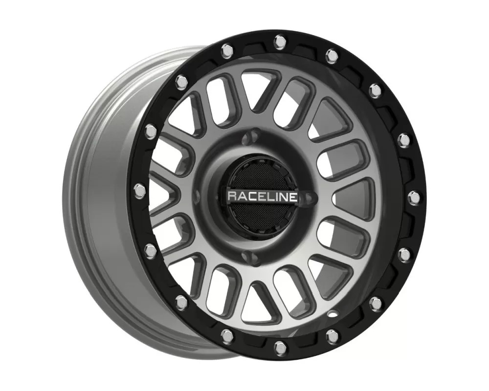 Raceline A93SG Podium Stealth Grey Wheel 14x7 4x156 38mm 6+1 - A93SG-47056+38