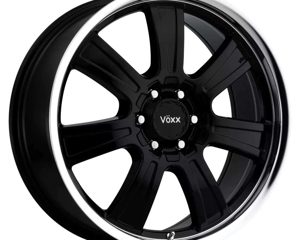 Voxx Wheels Turin Wheel 20x8.5 6x120 39mm Gloss Black Mirror Machined LIP - TUR 285-6004-39 GBL