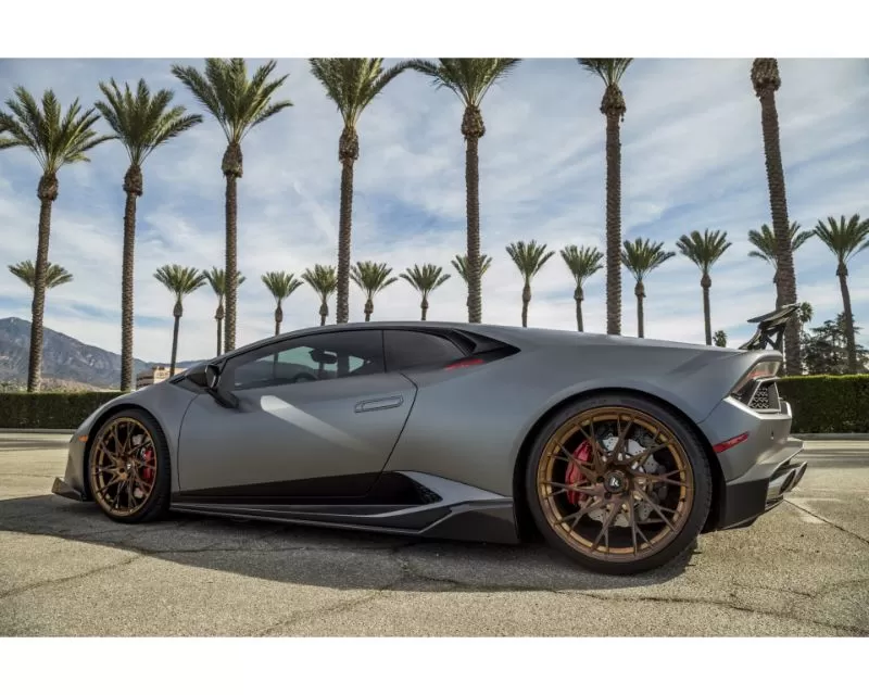 1016 Industries Forged Carbon Gloss Renato Short V1 Rear Wing w/ Stands Lamborghini Huracan LP580-2 - 1016.611.05
