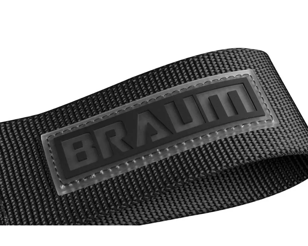 Braum Racing Black Tow Strap Kit - BRTS-BLK