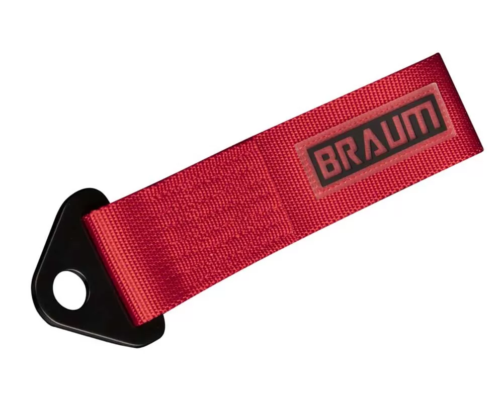 Braum Racing Red Tow Strap Kit - BRTS-RED