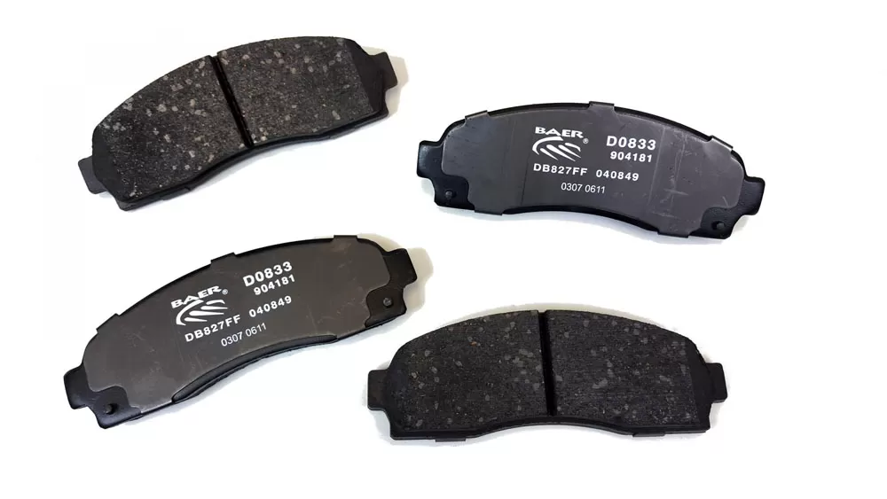 Baer Brakes Brake Pads Front Various Chevrolet Ford Mazda and Mercury Applications - D0833