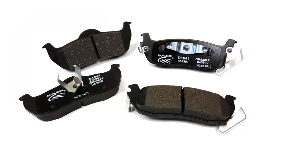 Baer Brakes Brake Pads Rear Infiniti Jeep and Nissan Applications - D1041