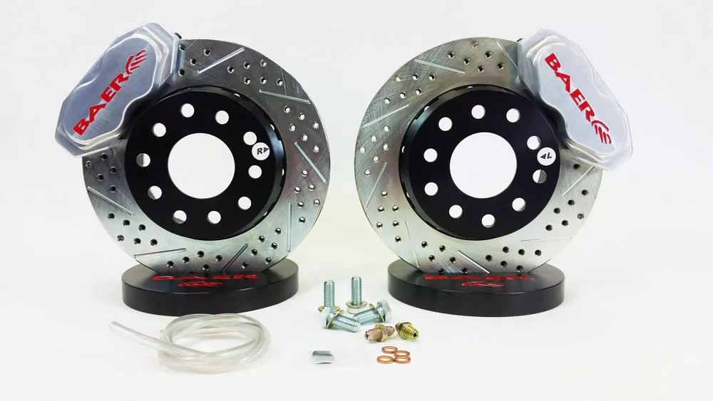 Baer Brakes Brake System 11 Inch Front SS4+ Deep Stage Drag Race Clear 94-02 Mustang - 4261376C