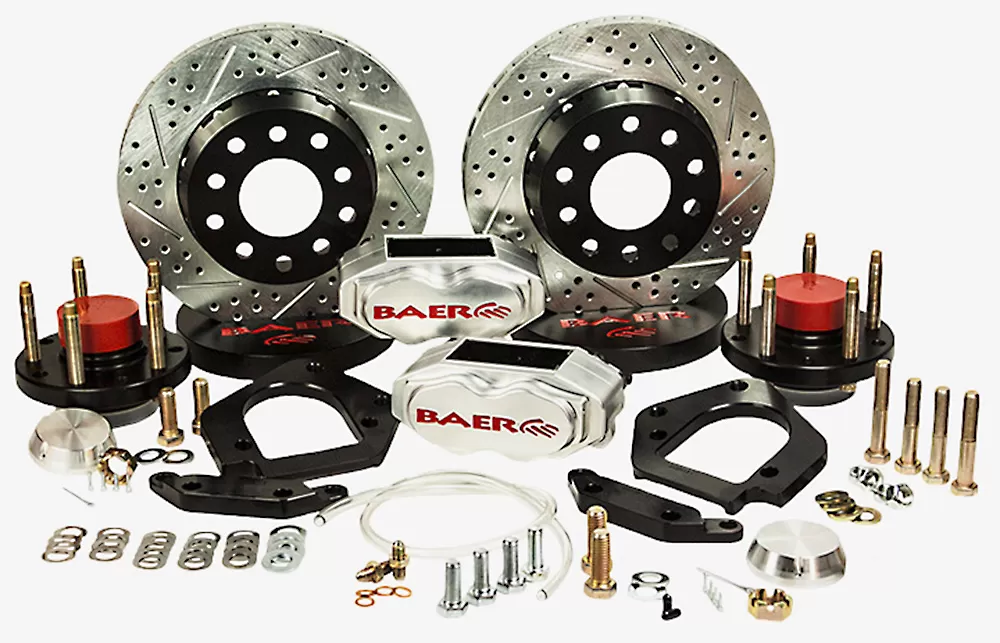 Baer Brakes Brake System 11 Inch Front SS4+ Deep Stage Drag Race Clear 64-74 GM A/X Body - 4301451C