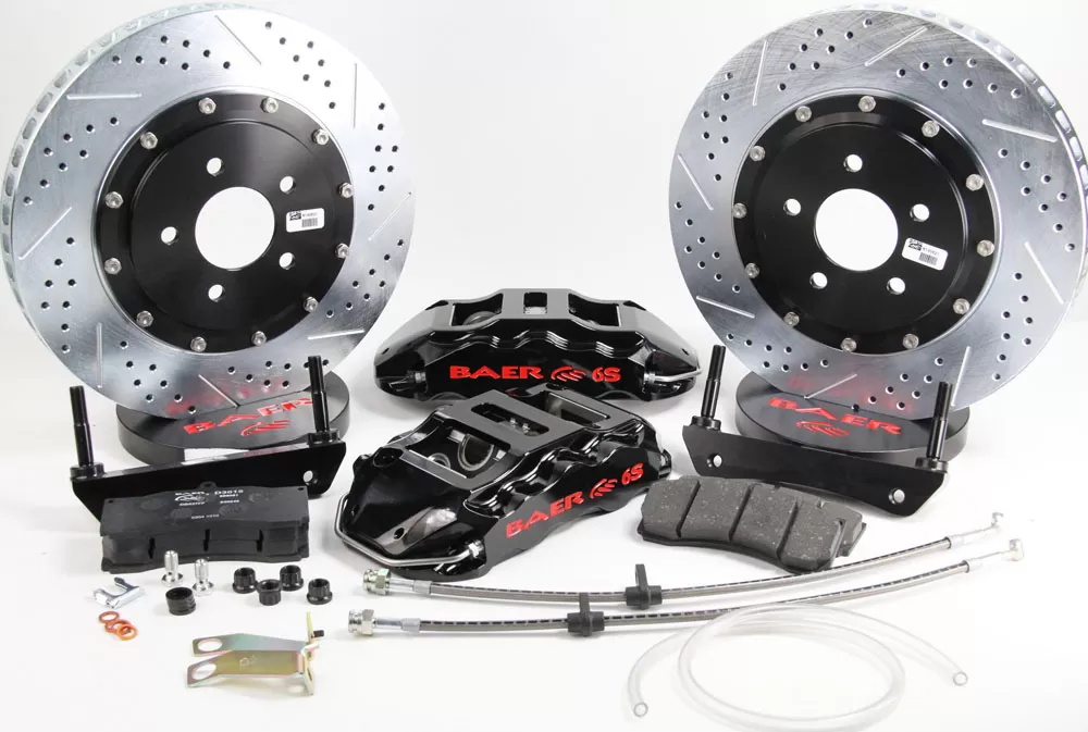 Baer Brakes Brake System 14 Inch Front Extreme+ Black 05-14 Mustang W/ABS - 4261064B