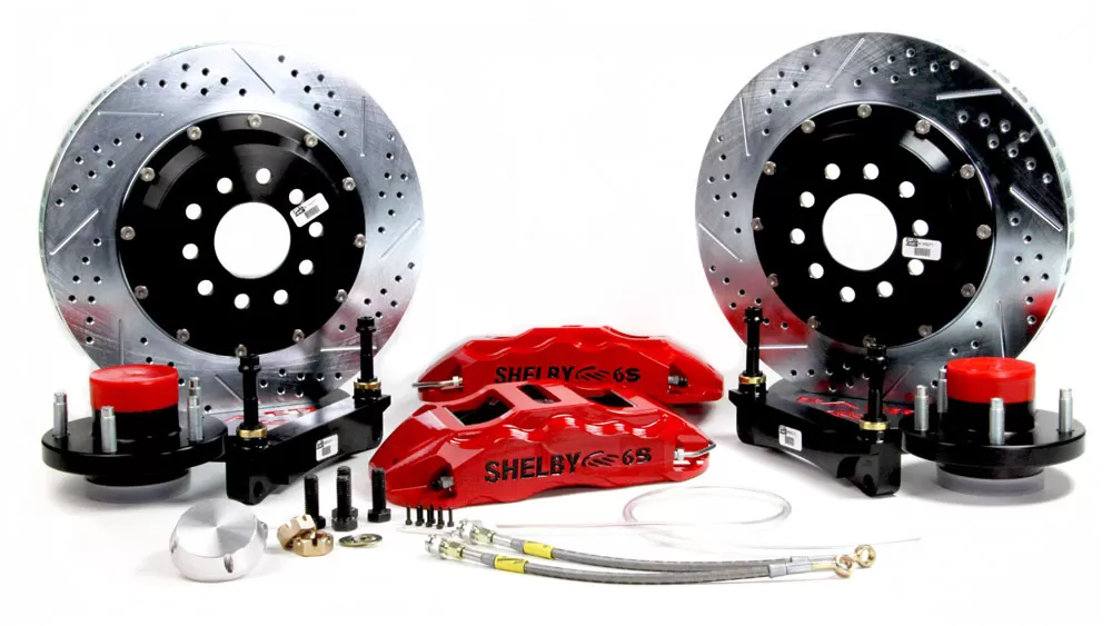 Baer Brakes Brake System 14 Inch Front Extreme+ Red 70-73 Ford Mustang - 4261142R