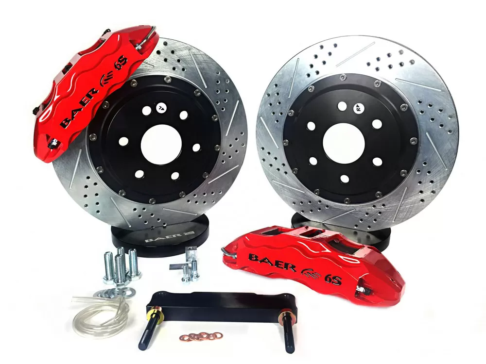 Baer Brakes Brake System 15 Inch Front Extreme+ Red Ford F-150 | Raptor 2WD/4WD 2009-2020 - 4261409R