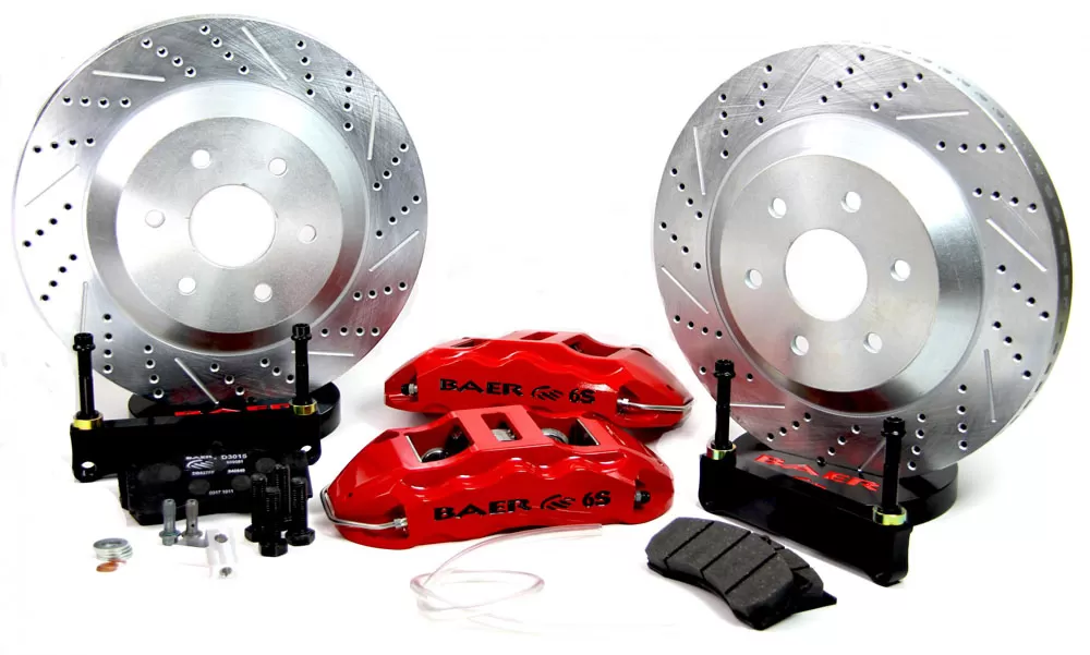 Baer Brakes Brake System 15 Inch Front Extreme Red 99-14 GM 1/2 Ton Pickup/SUV - 4301019R