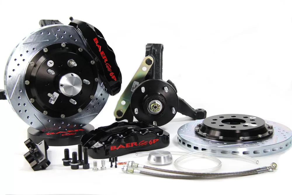 Baer Brakes Brake System 13 Inch Front Pro+ Black 82-92 GM F Body Modified Stock Spindles - 4301334B