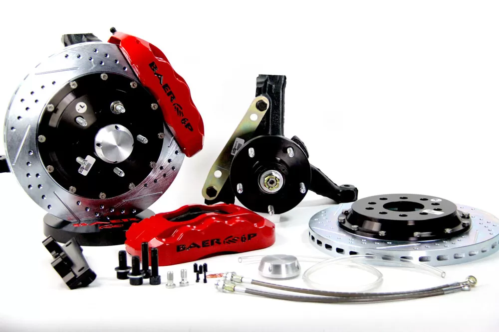 Baer Brakes Brake System 13 Inch Front Pro+ Red 82-92 GM F Body Modified Stock Spindles - 4301334R