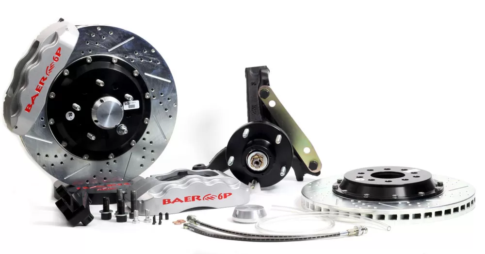 Baer Brakes Brake System 13 Inch Front Pro+ Silver 78-87 GM G Body Modified Stock Spindles - 4301367S
