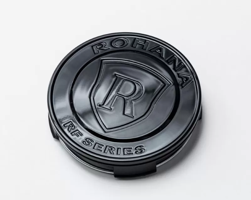 Rohana Metal/Flat RF Center Cap - Gloss Black - RF-CENTERCAP-GLOSSBLACK