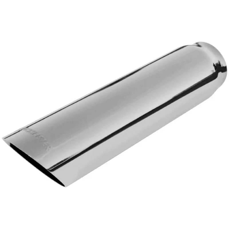 Flowmaster Exhaust Tip - 3.00 in. Cut Angle Polished SS Fits 2.50 in. Tubing - weld on - 15362