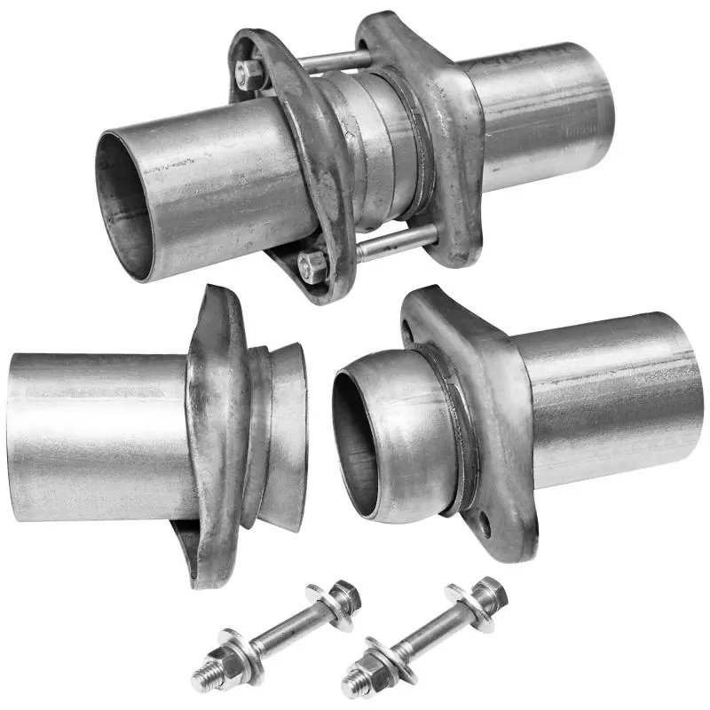 Flowmaster Header Collector Ball Flange Kit- 2.50 in. to 2.50 in. - Pair - requires welding - 15938