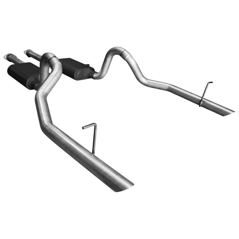 Flowmaster Catback System - Dual Rear Exit - American Thunder - Aggressive Sound Ford Mustang 1994-1997 - 17112