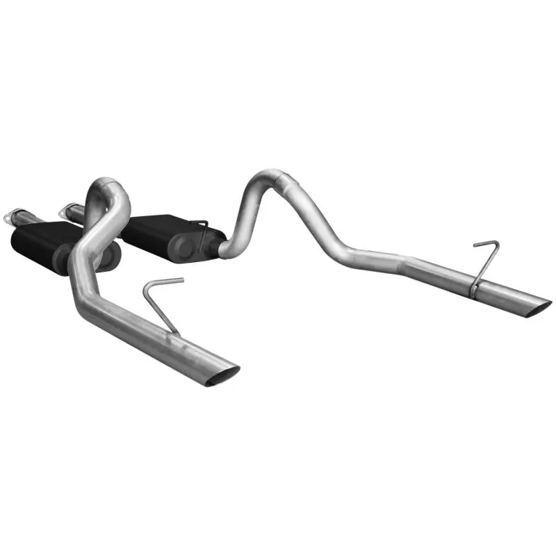 Flowmaster Catback System - Dual Rear Exit - American Thunder - Aggressive Sound Ford 5.0L V8 - 17113