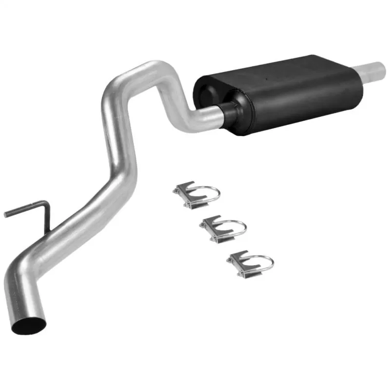 Flowmaster Catback System - Single Side Exit - American Thunder - Moderate Sound Jeep Grand Cherokee 1993-1997 - 17142