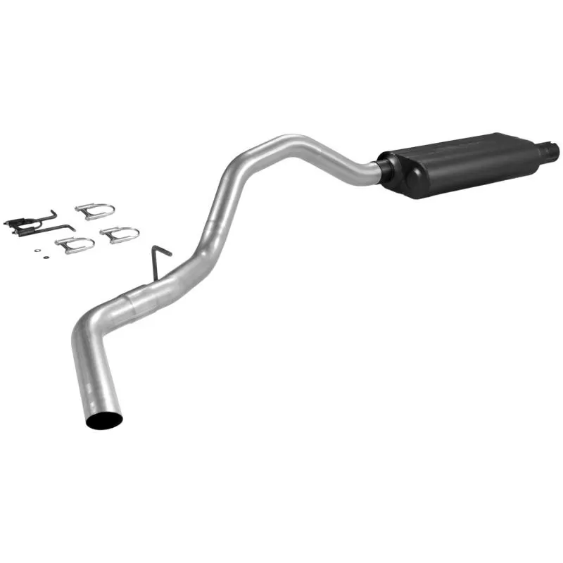 Flowmaster Catback System - Single Side Exit - Force II - Mild/Moderate Sound Ford - 17229