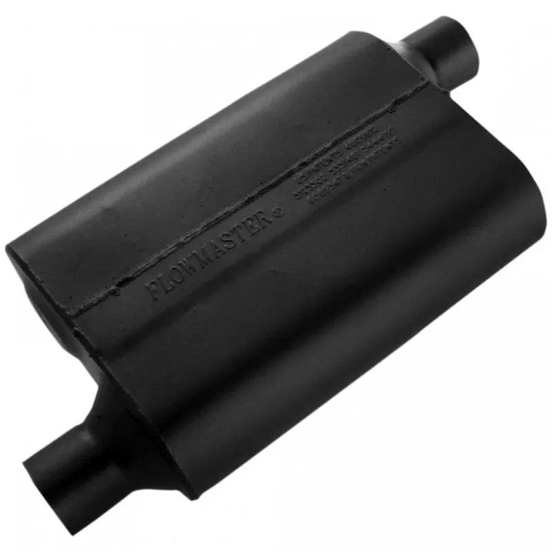 Flowmaster 40 Series Muffler - 2.25 Offset In / 2.25 Offset Out - Aggressive Sound - 42443