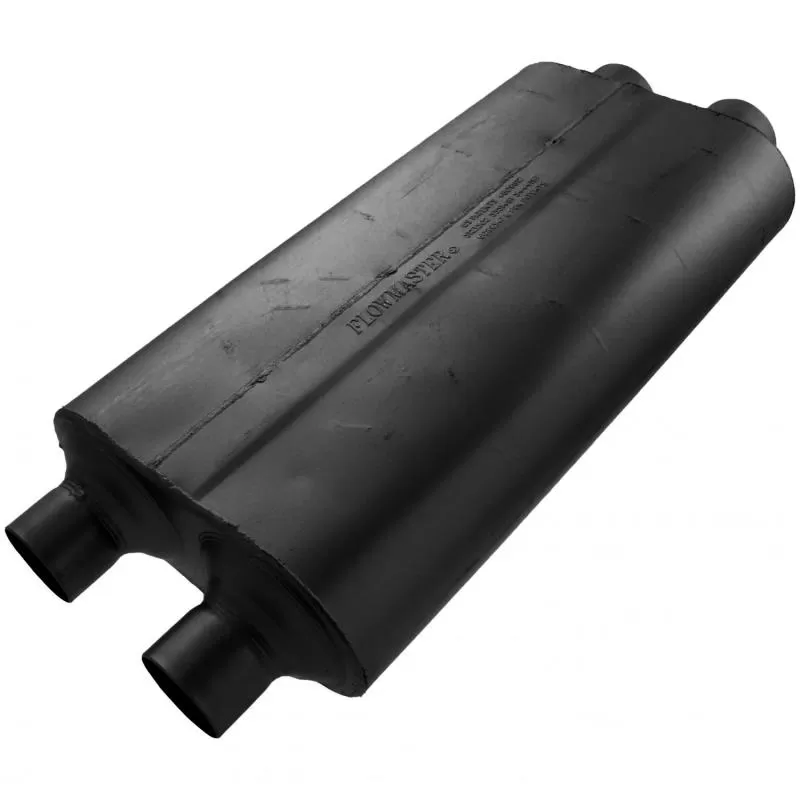 Flowmaster 50 Big Block Muffler - 3.00 Dual In / 2.50 Dual Out - Mild Sound Chevrolet - 530504