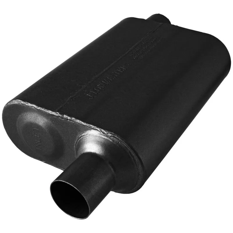 Flowmaster 40 Series Muffler 409S - 2.25 Offset In / 2.25 Offset Out - Aggressive Sound - 8042443