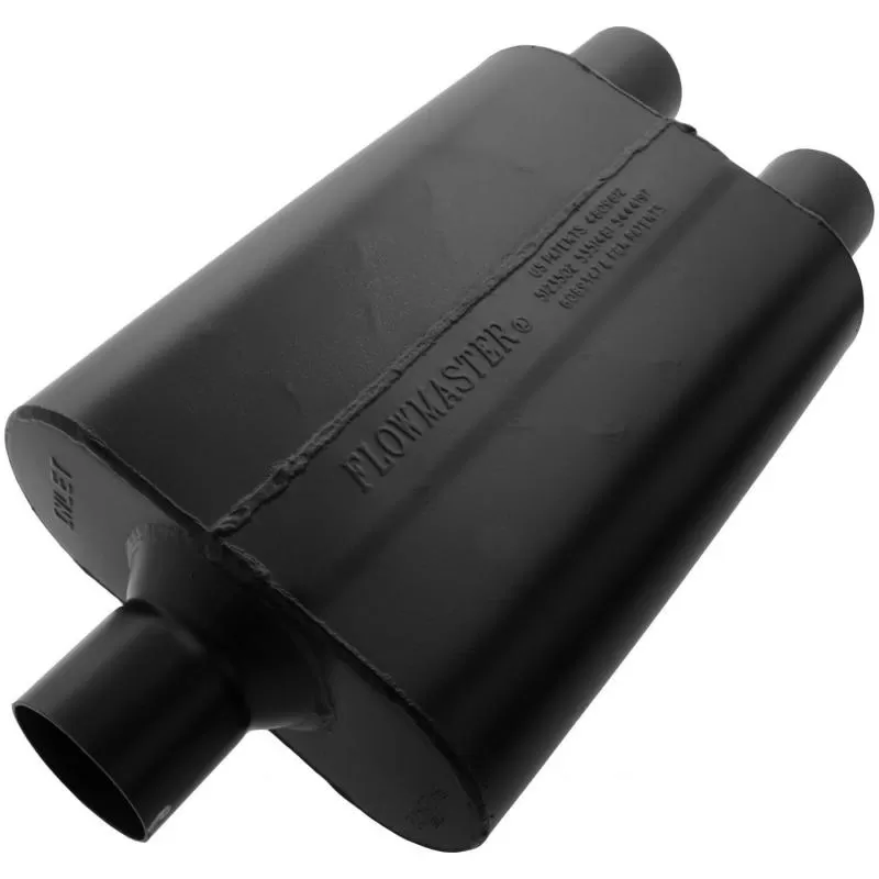 Flowmaster Super 44 Muffler - 2.50 Center In / 2.50 Dual Out - Aggressive Sound - 9425472