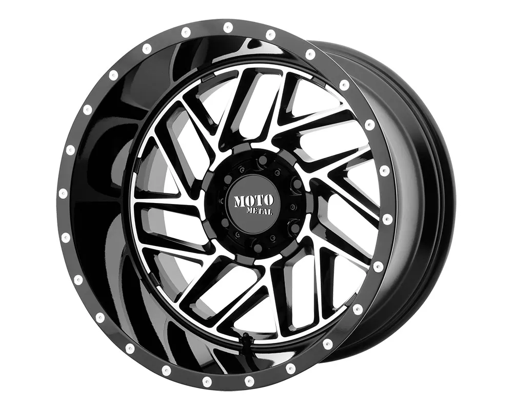 Moto Metal MO985 Breakout Wheel 20x9 5x127 +0mm Gloss Black Machined - MO98529050300