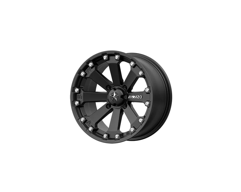 MSA Offroad M20 KORE Wheel 14x7 4x4x110 +0mm Satin Black - M20-04710