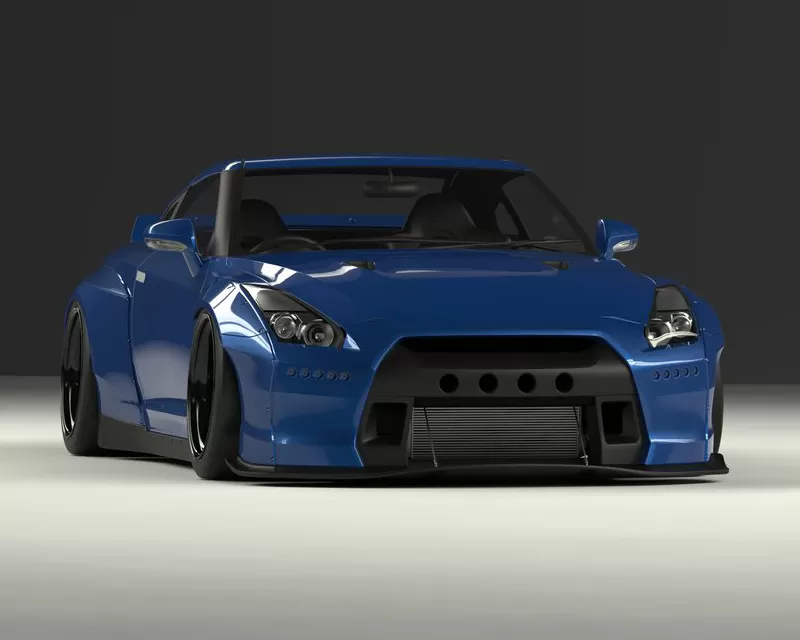 Pandem Aero V2 Full Wide-body Kit without Wing Carbon Fiber Nissan GT-R R35 2009-2023 - 17020601