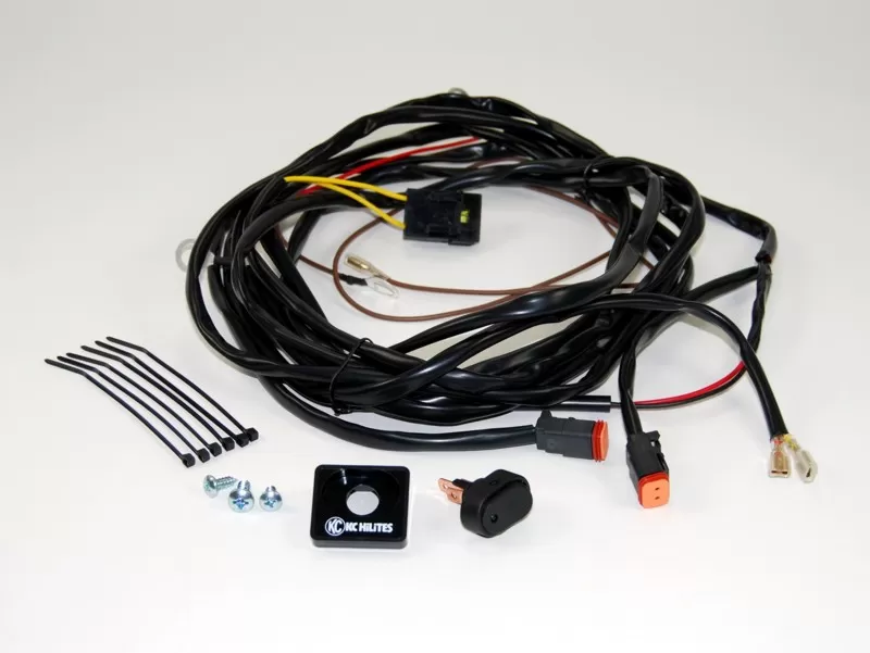 KC HiLiTES Wiring Harness for Two Lights with 2-Pin Deutsch Connectors - KC #6308 - 6308