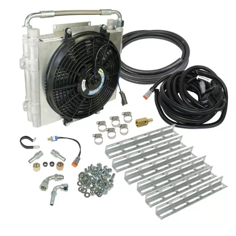 BD Diesel Xtrude Double Stacked Transmission Cooler Kit - Universial 5/8in Tubing - 1030606-DS-58