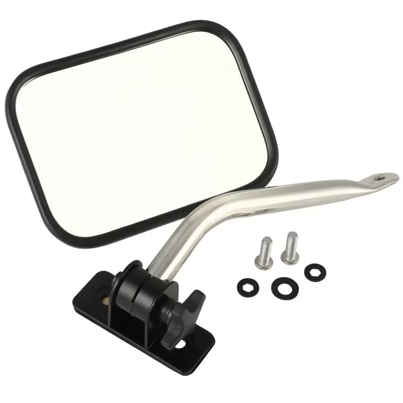 Rugged Ridge Quick Release Mirror Relocation Kit, Stainless; 97-18 Jeep Wrangler Jeep Wrangler 1997-2018 - 11026.13