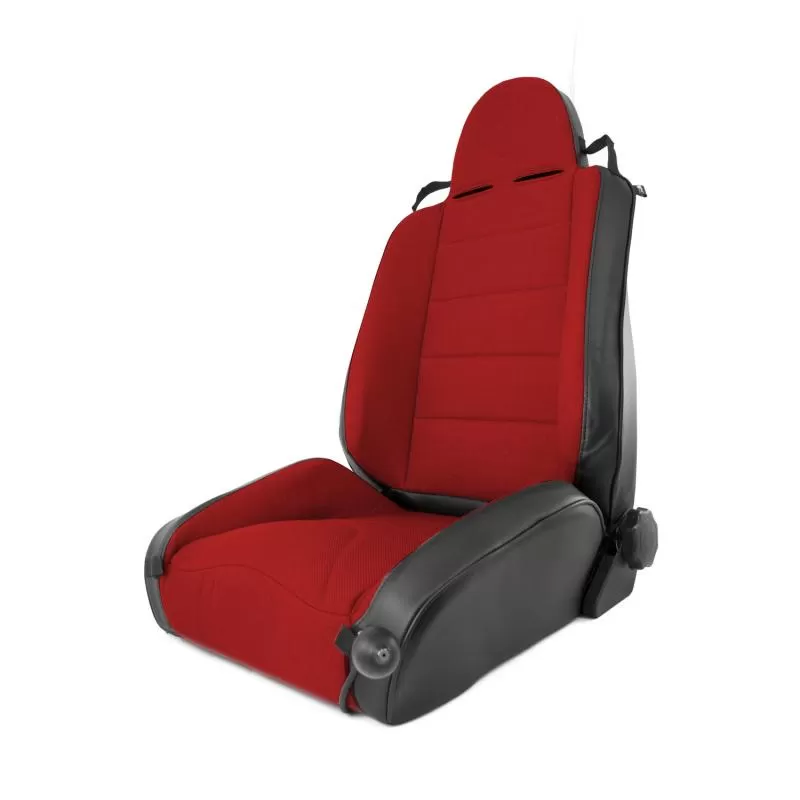 Rugged Ridge RRC Off Road Racing Seat, Reclinable, Red; Jeep Wrangler TJ 1997-2006 - 13416.53