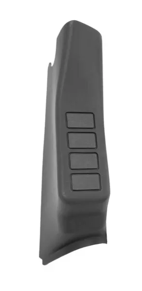 Rugged Ridge Switch Pod Kit, A-Pillar, 4 Switches, Black, RHD; 07-10 Wrangler JK Jeep Wrangler 2007-2010 - 17235.57