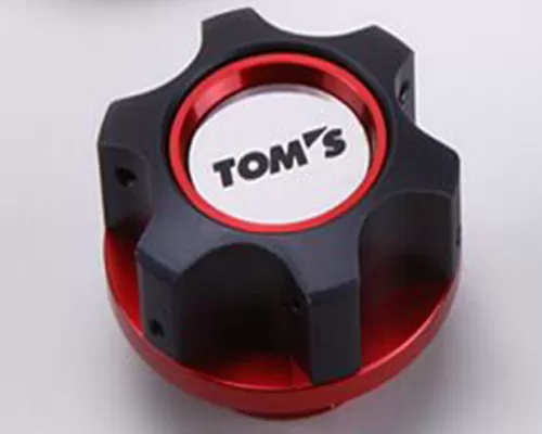 Tom's Racing Red Hybrid Oil Filter Cap Toyota GT-86 13-16 - 12180-TZN63