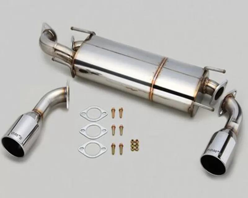 Tom's Racing Dual Tipped Stainless Steel Exhaust System Scion FRS 13-16 - 17400-TZN60-A