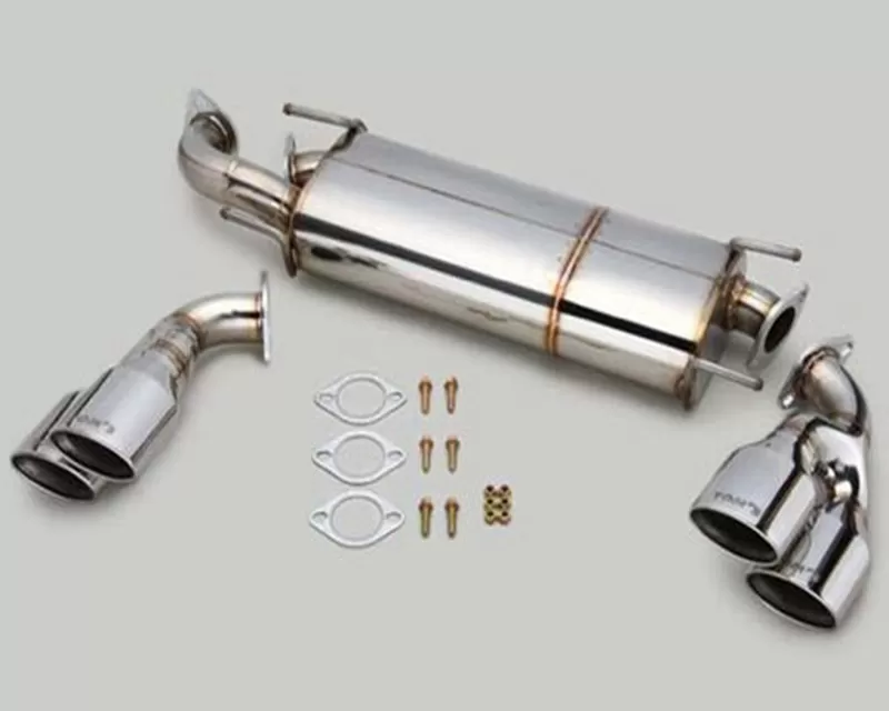 Tom's Racing Quad Tipped Stainless Steel Exhaust System Scion FRS 13-16 - 17400-TZN61